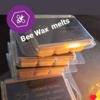 Beeswax melts, organic honeybee tablets for burners. Honey scent.